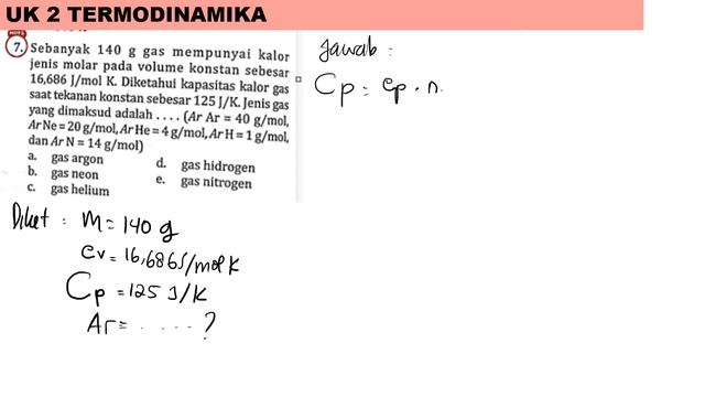 UK 2 TERMODINAMIKA no 7 / intanpariwara2022 смотреть онлайн