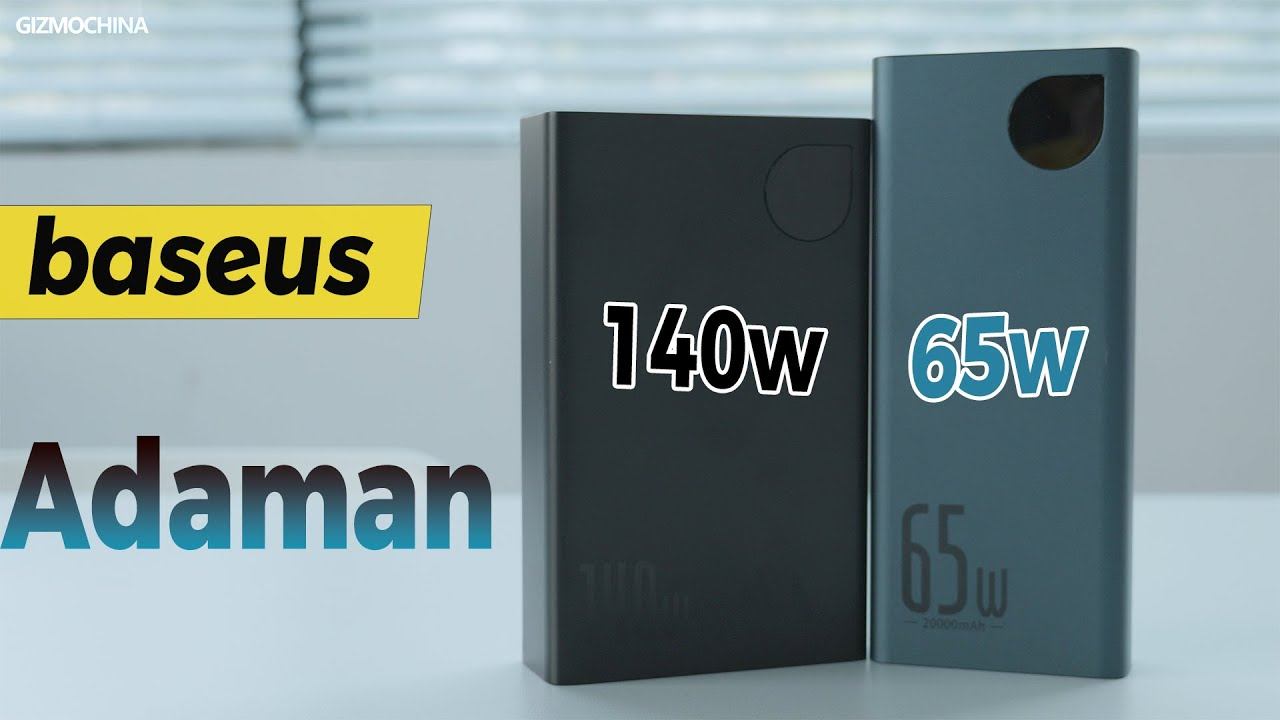 Baseus Adaman 65W&140W Power Banks Review: Crazy Power, One Adaman For All! смотреть онлайн
