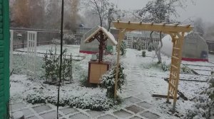 6 соток. снегопад 6 октября 2019 года