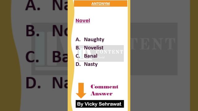 "Opposites Attract: Mastering Antonym MCQs" смотреть онлайн