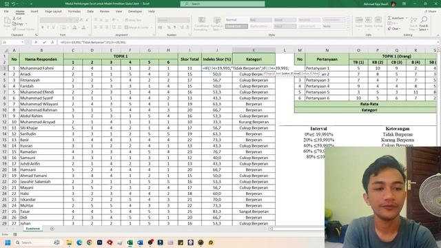 Modul Perhitungan Excel Untuk Model Penelitian Skala Likert - Yuk Wisuda #1 смотреть онлайн