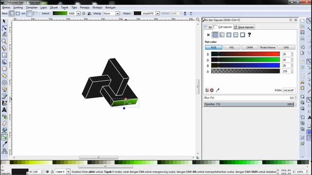 Inkscape Tutorial : How to Make Isometric 3D Vector Using Inkscape смотреть онлайн