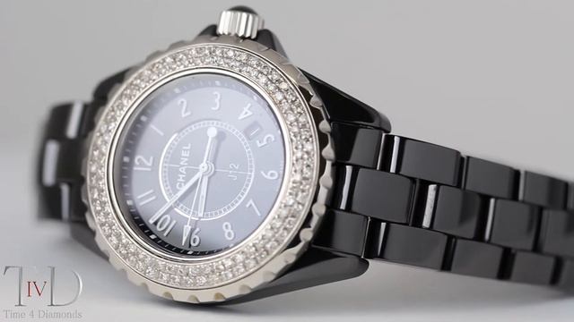 Chanel J12 round brilliant diamonds 33mm quartz (T4D) watch review смотреть онлайн