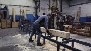 Как делают Профилированный БРУС_ Станок ТРИУМФ СБП-200