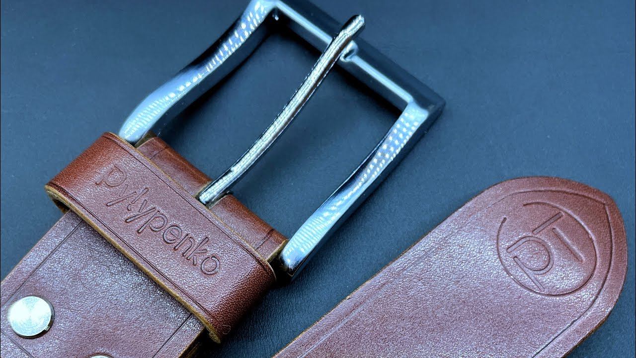 Ремінь зі шкіри. Handmade. @pylypenko_taras смотреть онлайн