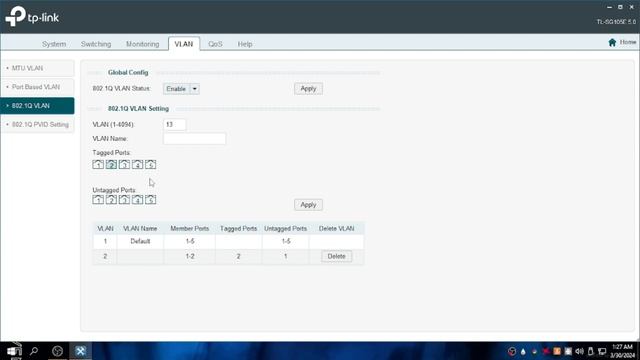PISOWIFI TPLINK TL-SG105E VLAN CONFIGURATION смотреть онлайн