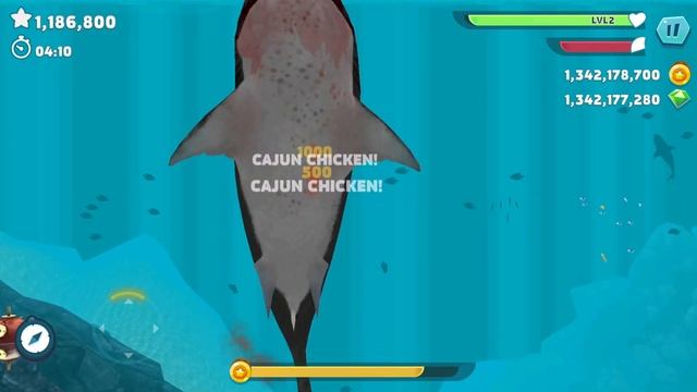 Hungry Shark Evolution - Giant Monster Megalodon New Skin Mod - All 25 Sharks Unlocked Gameplay смотреть онлайн
