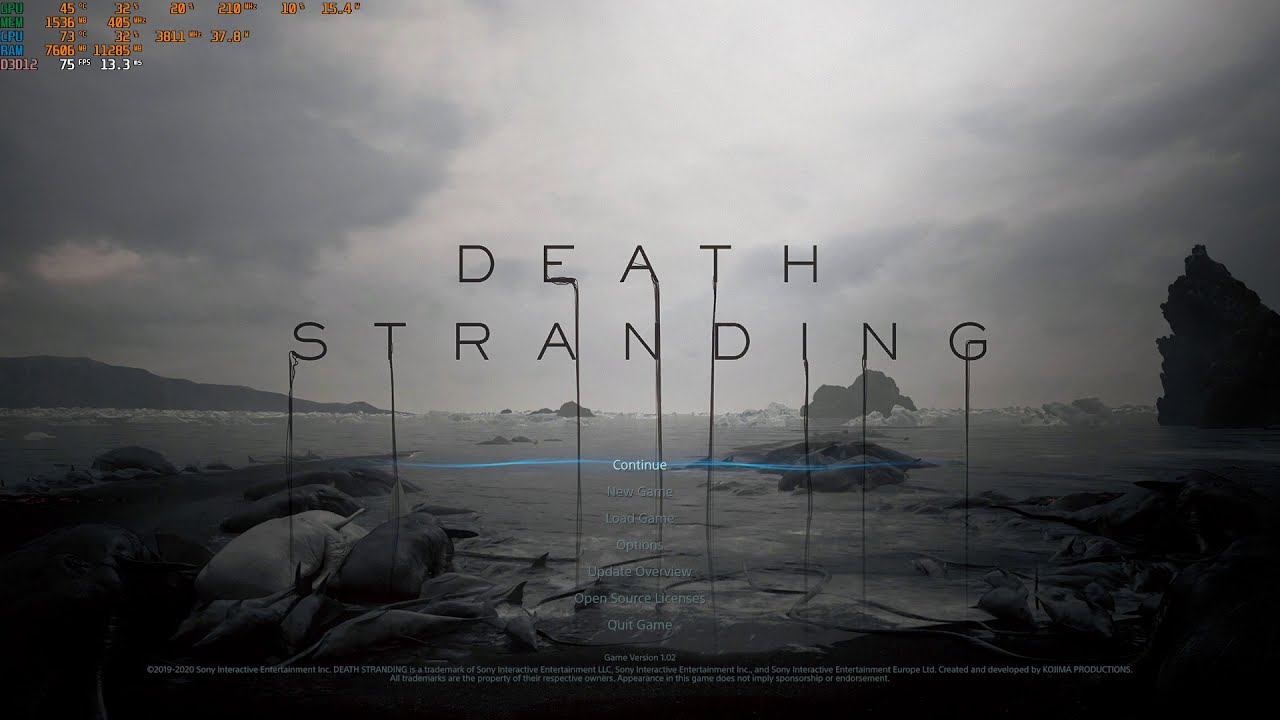 Death Stranding RTX 3060 TI Max setting! смотреть онлайн