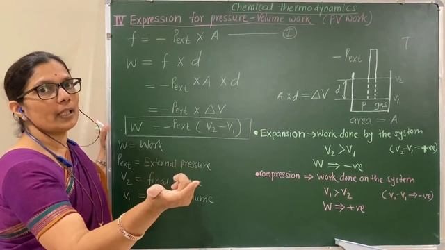 Pressure Volume (PV) Work, Free expansion & units of Work: Chemical Thermodynamics L-5 смотреть онлайн