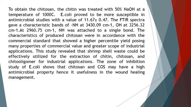 Extraction and Characterization of Chitin and Chitosan Biopolymer as Wound Healing Material Using S смотреть онлайн