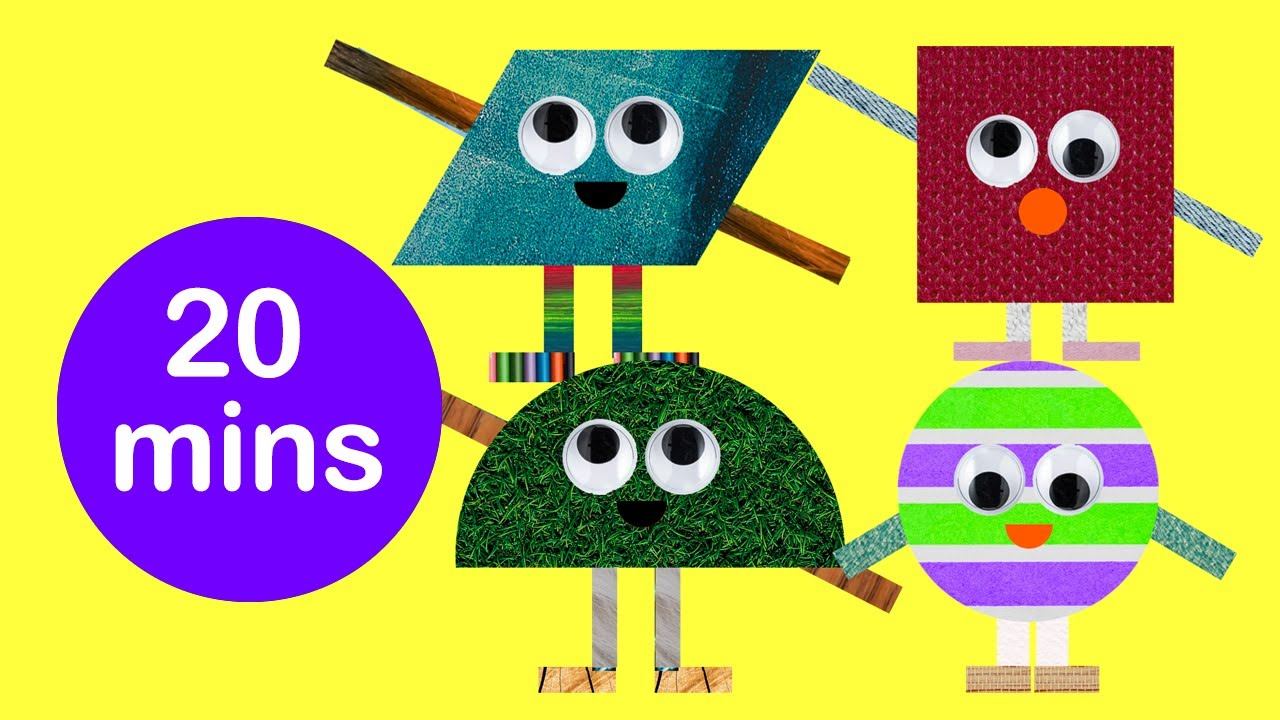 Kids Shapes Song | Kids Learning Education 20 Minutes