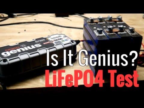Is It Genius? - Noco Genius 7200 Smart Charger Charges Lithium Iron Phosphae Battery (LiFePO4) смотреть онлайн