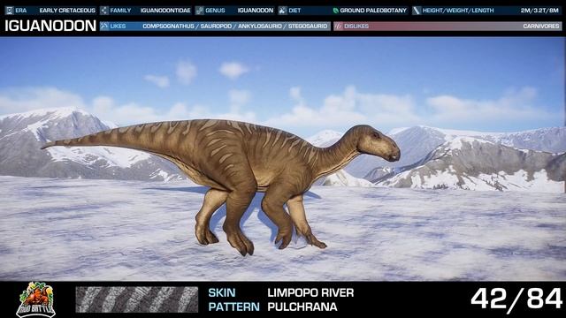 All Iguanodon Skins - Jurassic World Evolution 2 смотреть онлайн