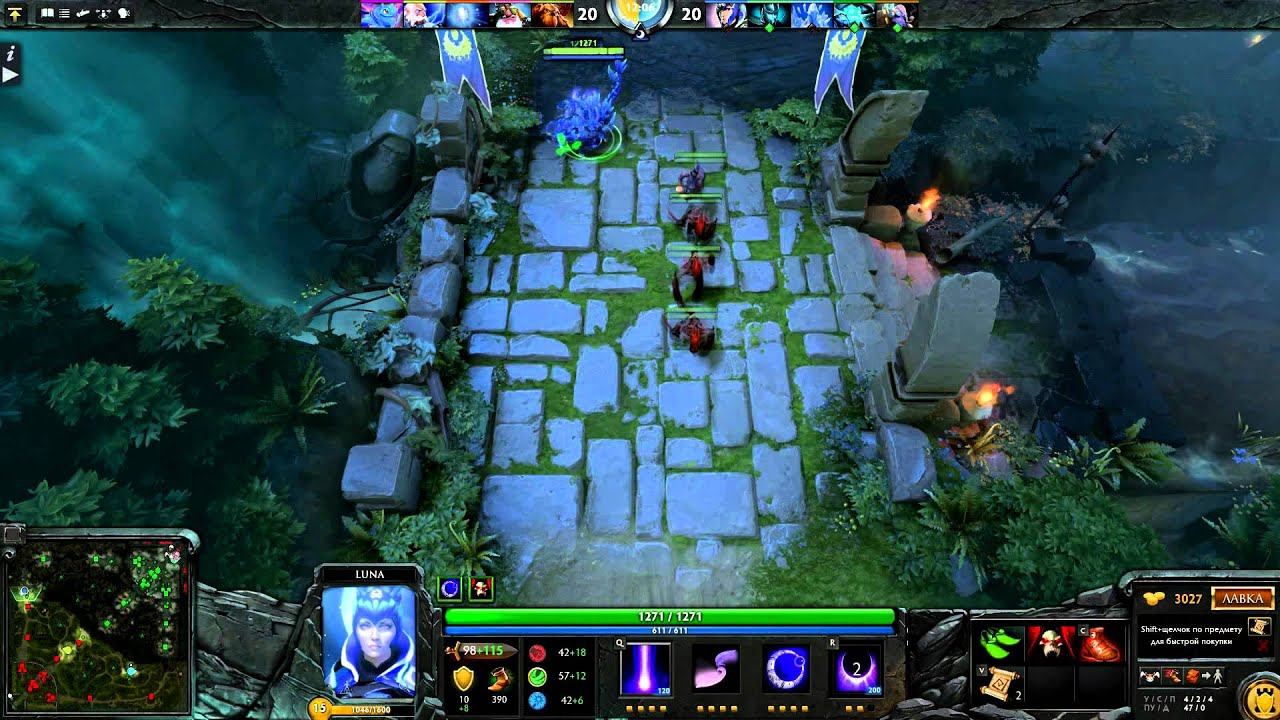 dota 2 Reborn dota IMBA Luna Ты че крутой ? смотреть онлайн