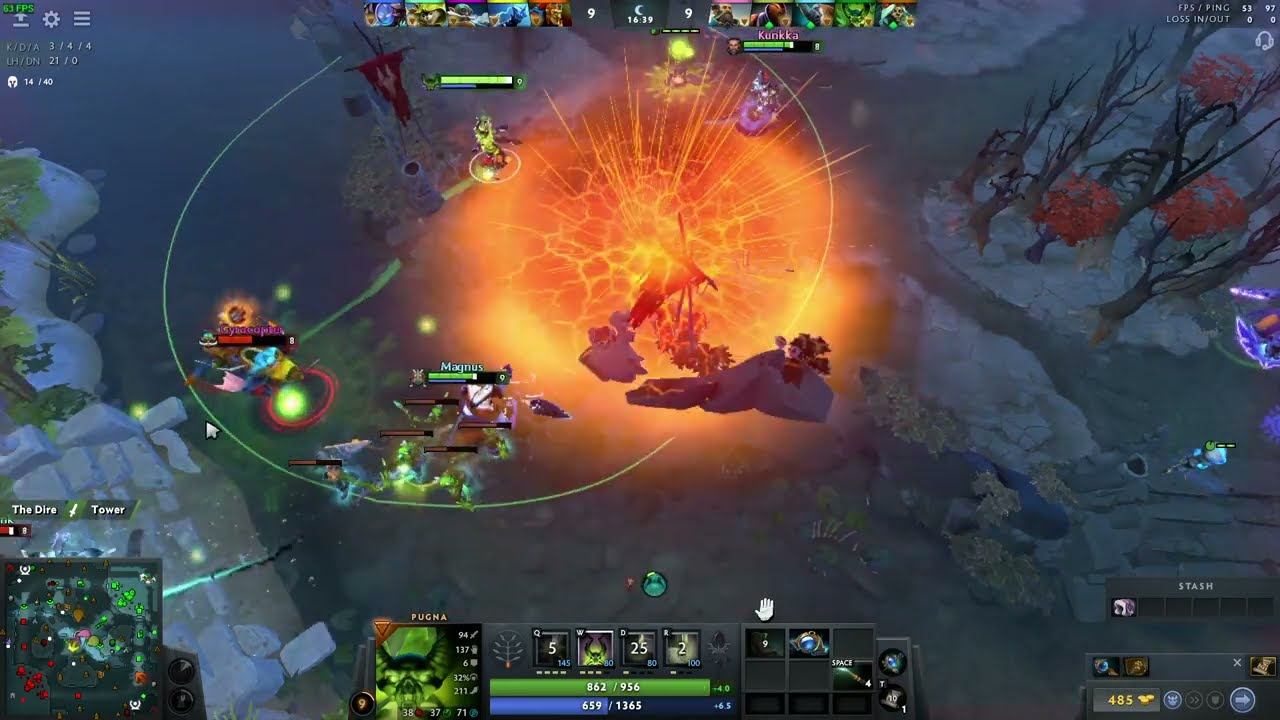 Pugna Down The Drain! Match MVP Gameplay as Hard Support | Dota 2 смотреть онлайн