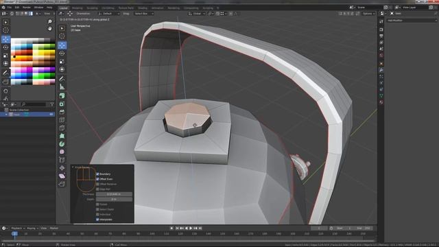 Моделирование пылесоса в Блендере.Modeling Of A Vacuum Cleaner In Blender.SubstancePainter-texturin