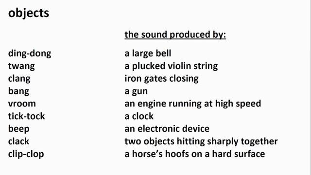 Onomatopoeia – Words That Imitate Sounds смотреть онлайн