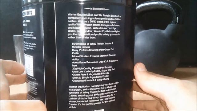 Warrior Equilibrium 1.8kg Lemon Cheesecake Supplement Video Review смотреть онлайн