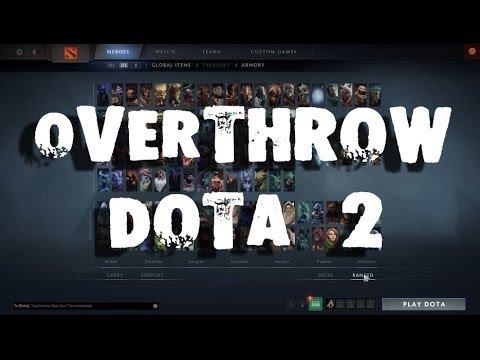 Dota 2 Играем в кастомку Overthrow смотреть онлайн