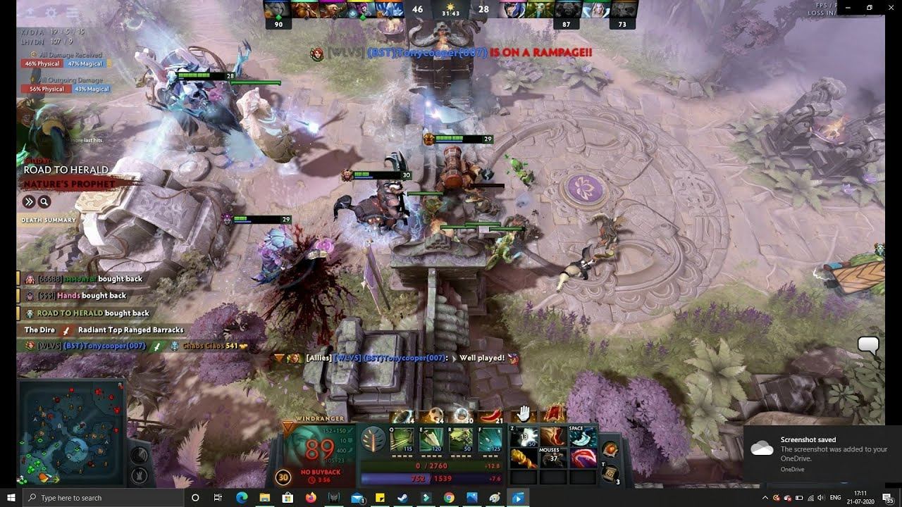 Dota 2: Insane Windranger on rampage turbo mode (2020) смотреть онлайн