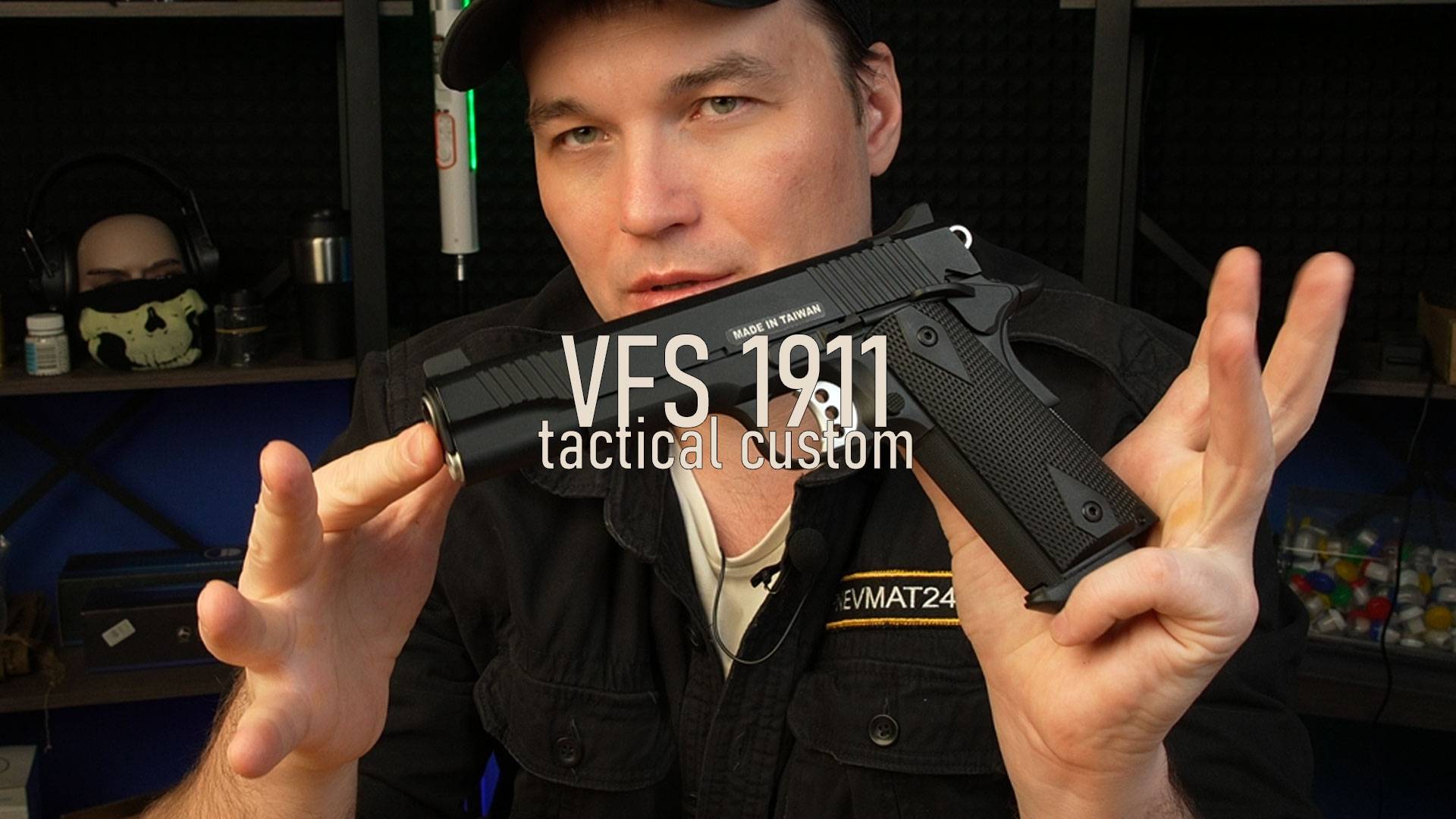 Страйкбольный пистолет VFC 1911 Tactical Custom GBB смотреть онлайн