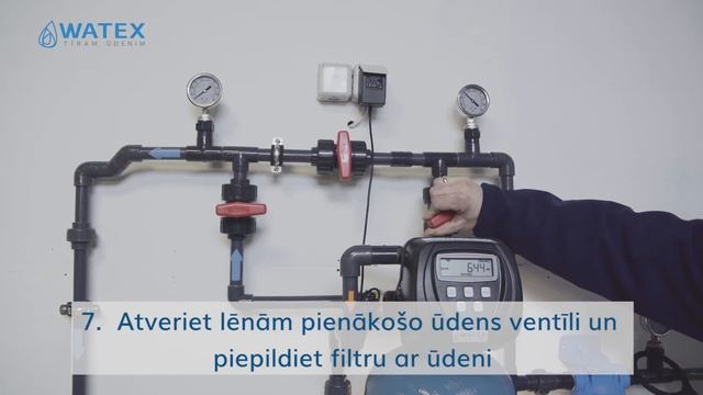 Ūdens mīkstinātājs WATEX CMS. Filtra pirmā palaišana смотреть онлайн
