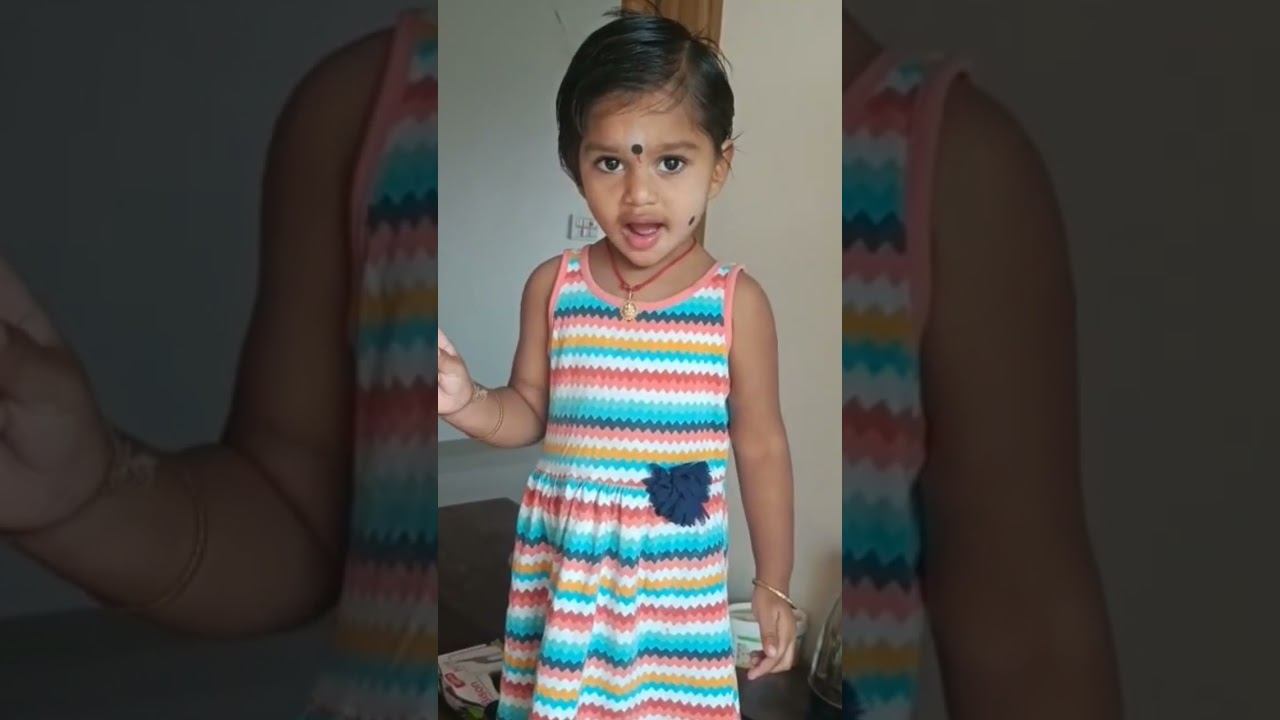 #a cute child tell Jonny Jonny rhyme || Brother and sister (Adhaya) смотреть онлайн