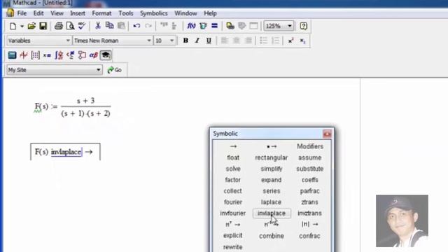 Inverse Laplace (Mathcad) смотреть онлайн