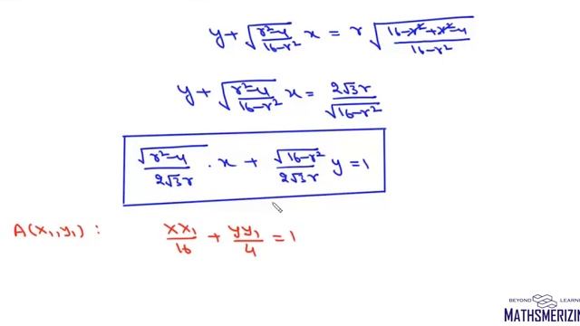 JEE Delight | Maximum length of the common tangent of an ellipse and a variable circle смотреть онлайн