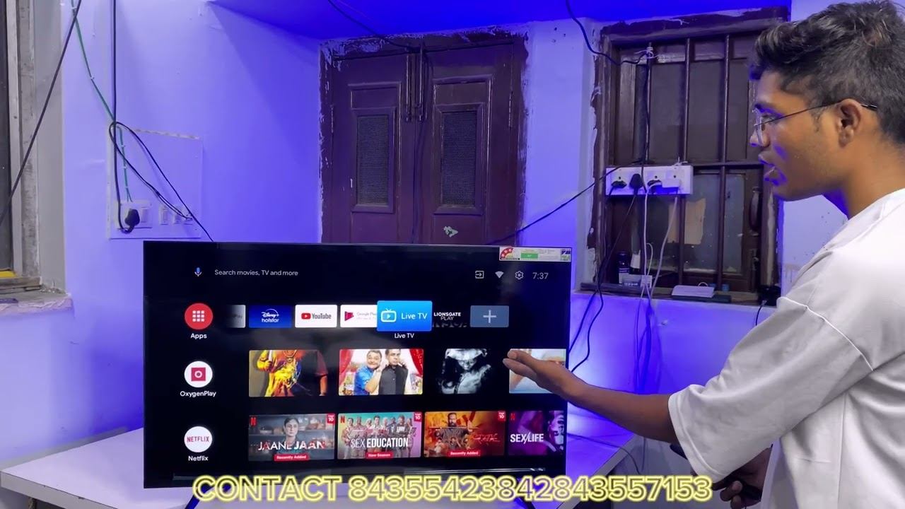 OnePlus 40 Smart Android Full HD Led Tv Unboxing #GSG #viralvidoe #indoremarket