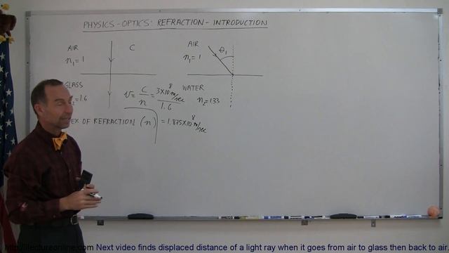 Physics 52 Refraction and Snell's Law (1 of 11) Introduction to Snell's Law смотреть онлайн