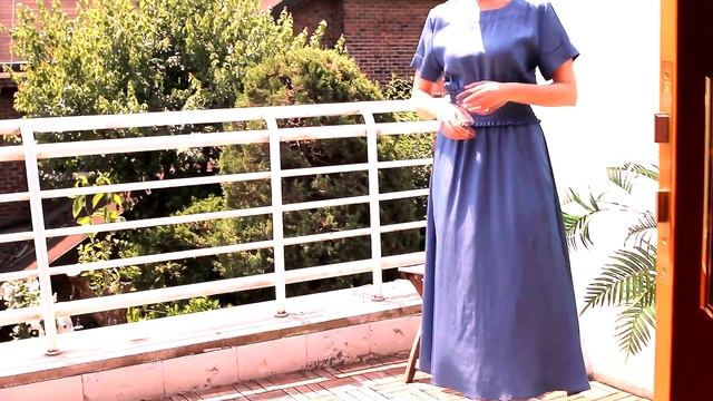 Indigo Tencel Dress смотреть онлайн