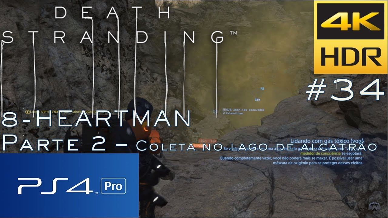 DEATH STRANDING #34: Episódio 8 - Heartman - Parte 2 - Lago de alcatrão - 4K HDR смотреть онлайн