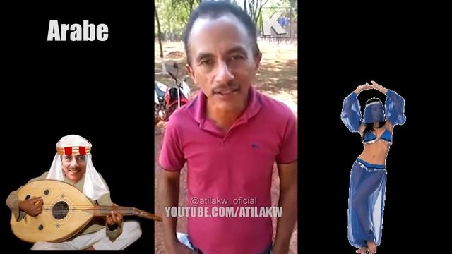 Caneta Azul - AtilaKw remix (7 estilos musicais) смотреть онлайн