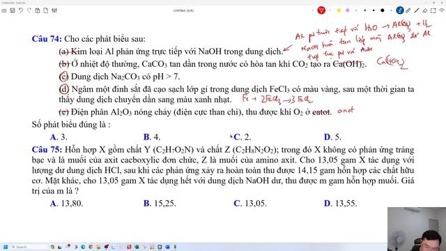 GIẢI CHI TIẾT ĐỀ THI THỬ MÔN HÓA CHUYÊN ĐẠI HỌC VINH LẦN 2 NĂM 2024