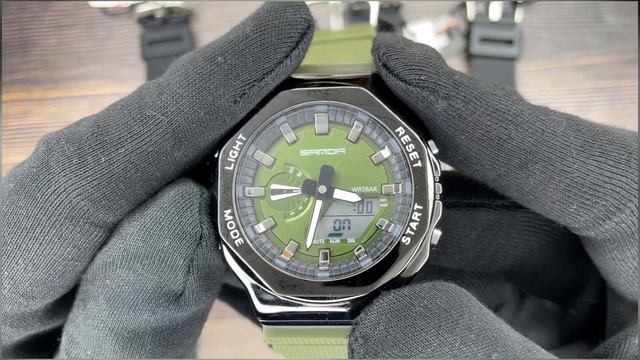 Огляд, налаштування й порівняння Sanda 3167 з Skmei 2100 смотреть онлайн