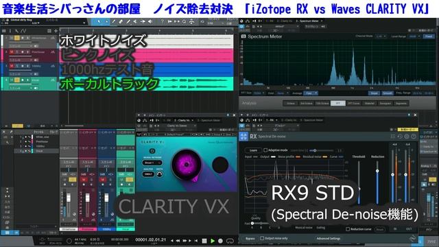 「DTM」動画制作者も必見！価格差約2.5倍「izotope RX STD」vs「Waves CLARITY VX」ノイズ除去対決【動画制作・音声編集・ミックス】 смотреть онлайн