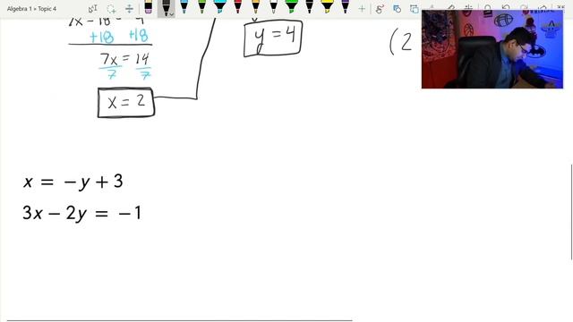 Systems of Equations: Substitution Method смотреть онлайн