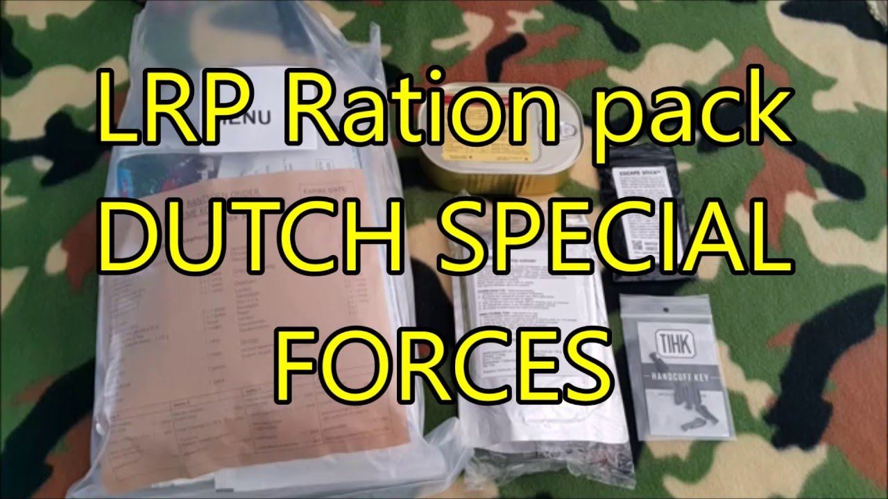 MRE REVIEW: LRP COLD WEATHER RATION DUTCH SPECIAL FORCES OMG'! it's BIG! смотреть онлайн