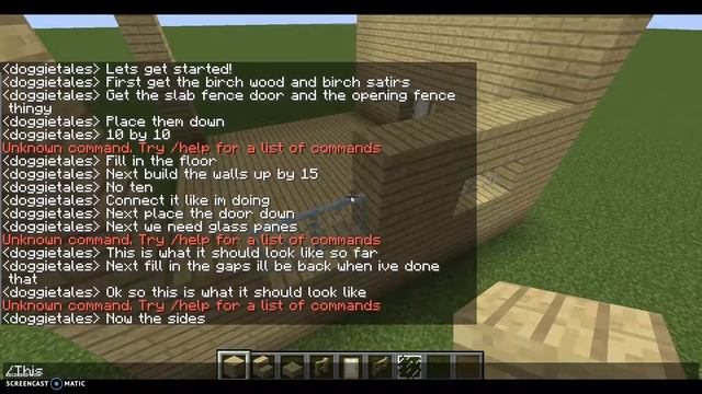 Building a fun birch house in minecraft смотреть онлайн