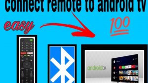How to connect remote to Sony bravia android TV |Voice control|