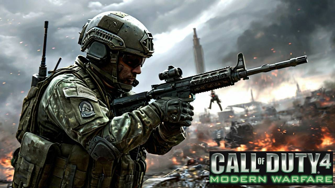 НА Call Of Duty 4: Modern Warfare Прохождение Серии