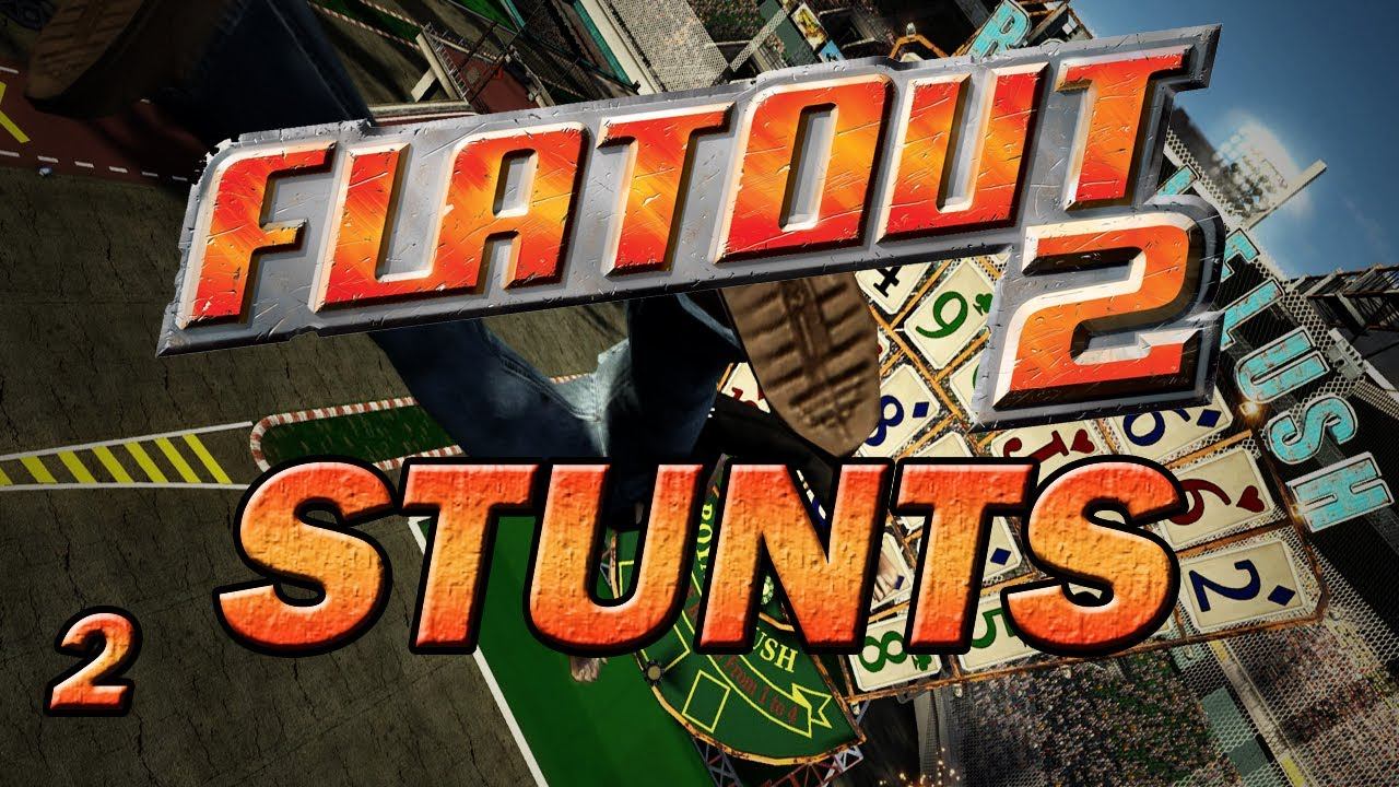 Flatout 2: (Face-Cam) Stunts w/ Gassy & Diction! #2 смотреть онлайн