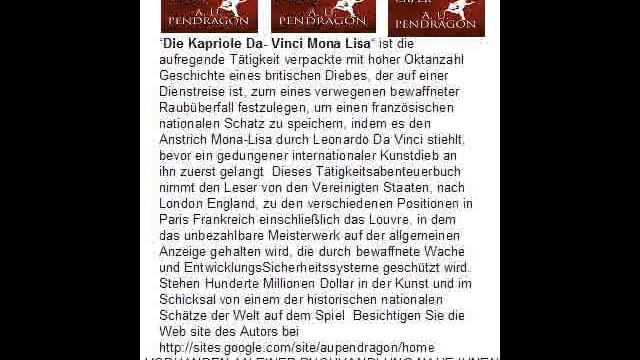 Books (The Da Vinci Mona Lisa Caper) смотреть онлайн