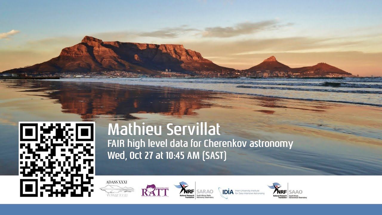 FAIR high level data for Cherenkov astronomy смотреть онлайн