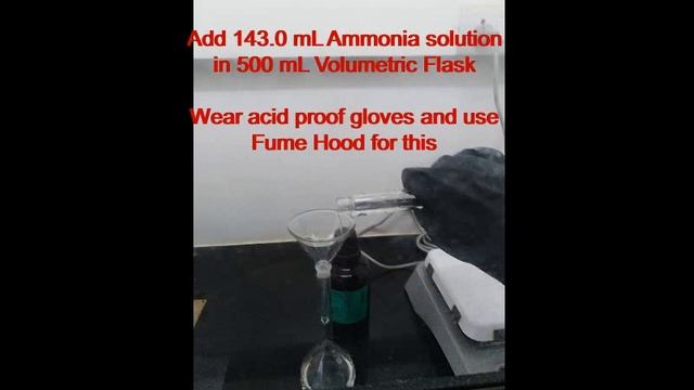 Preparation of Ammonium Buffer for Total Hardness in water смотреть онлайн