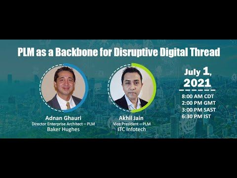 Webinar - PLM as a backbone for Disruptive Digital Thread смотреть онлайн