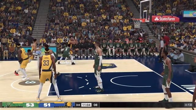 Pacers VS Bucks APRIL 29,2024 NBA2K24 PS5 смотреть онлайн