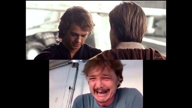 Pedro Pascal cries to Star Wars (The Relationship between Anakin and Obi Wan) смотреть онлайн