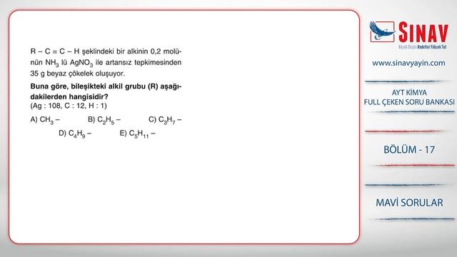 AYT Kimya Full Çeken Soru Bankası - Bölüm 17 - Mavi Sorular смотреть онлайн